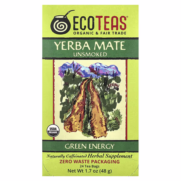 EcoTeas Yerba Mate Tea Bags 24 bags